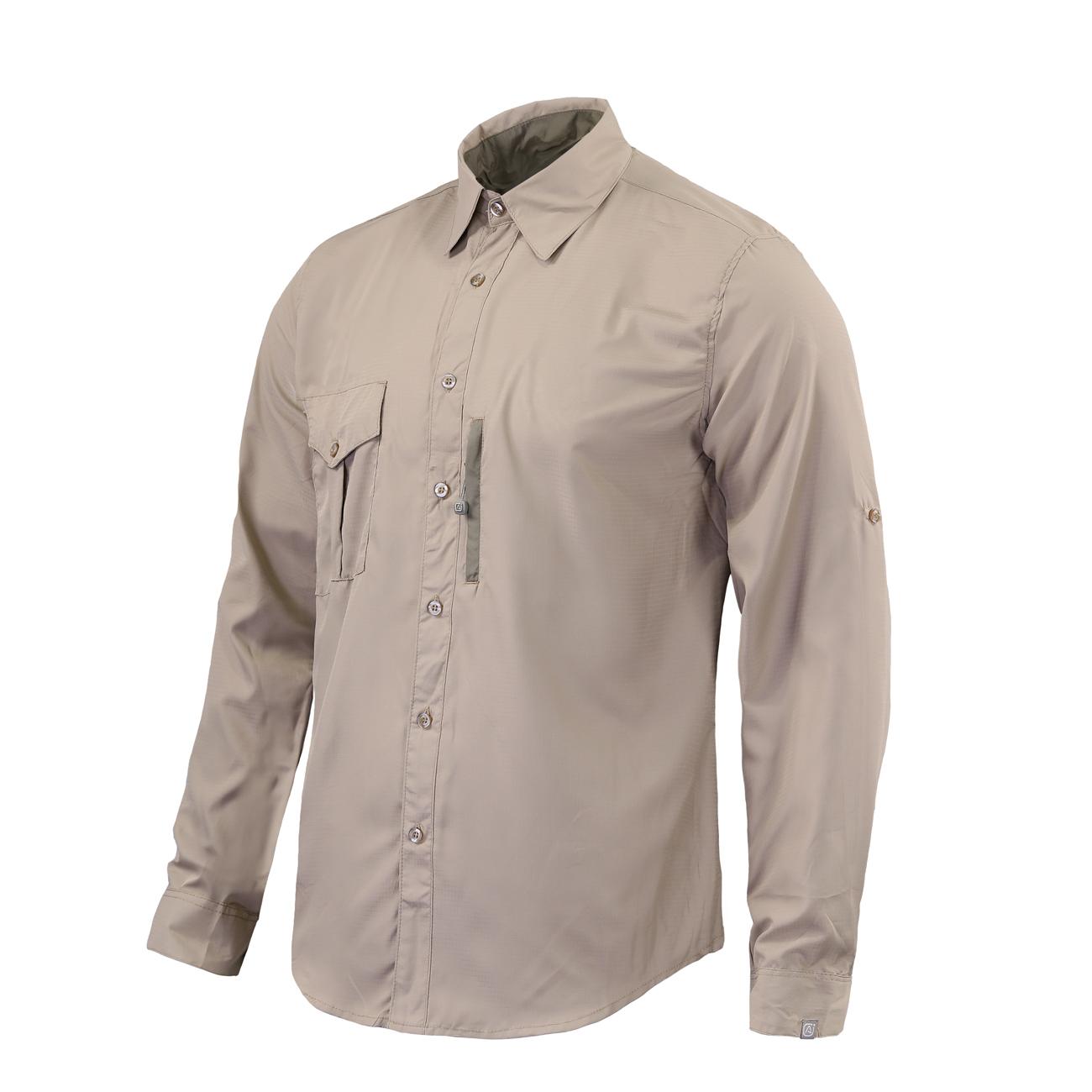 Camisa Lightwind Poliéster Beige