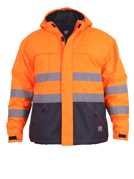 PARKA HW SIBERIA NARANJO FLUOR CERTIFICADA