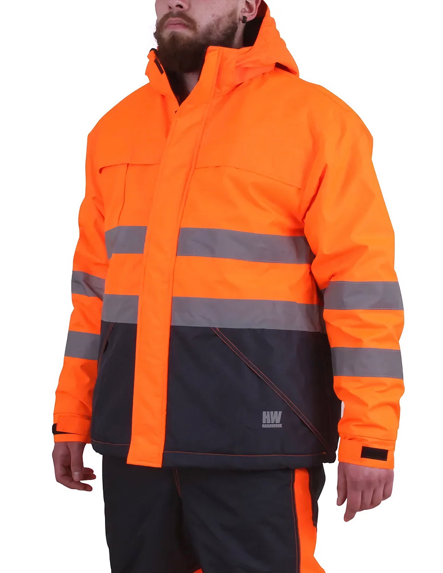 PARKA HW SIBERIA NARANJO FLUOR CERTIFICADA