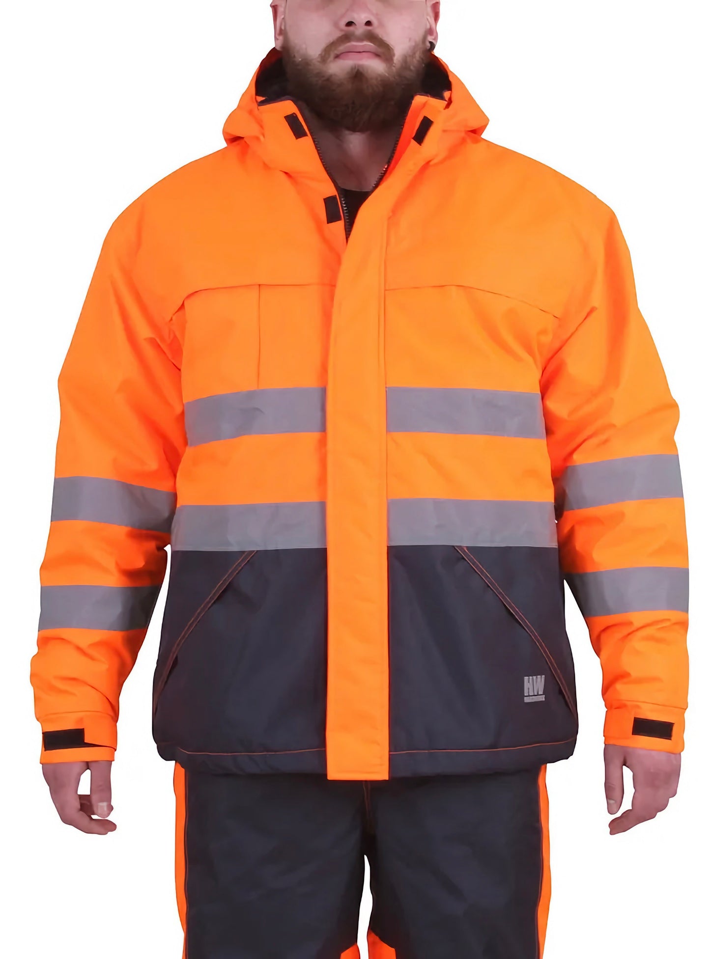 PARKA HW SIBERIA NARANJO FLUOR CERTIFICADA