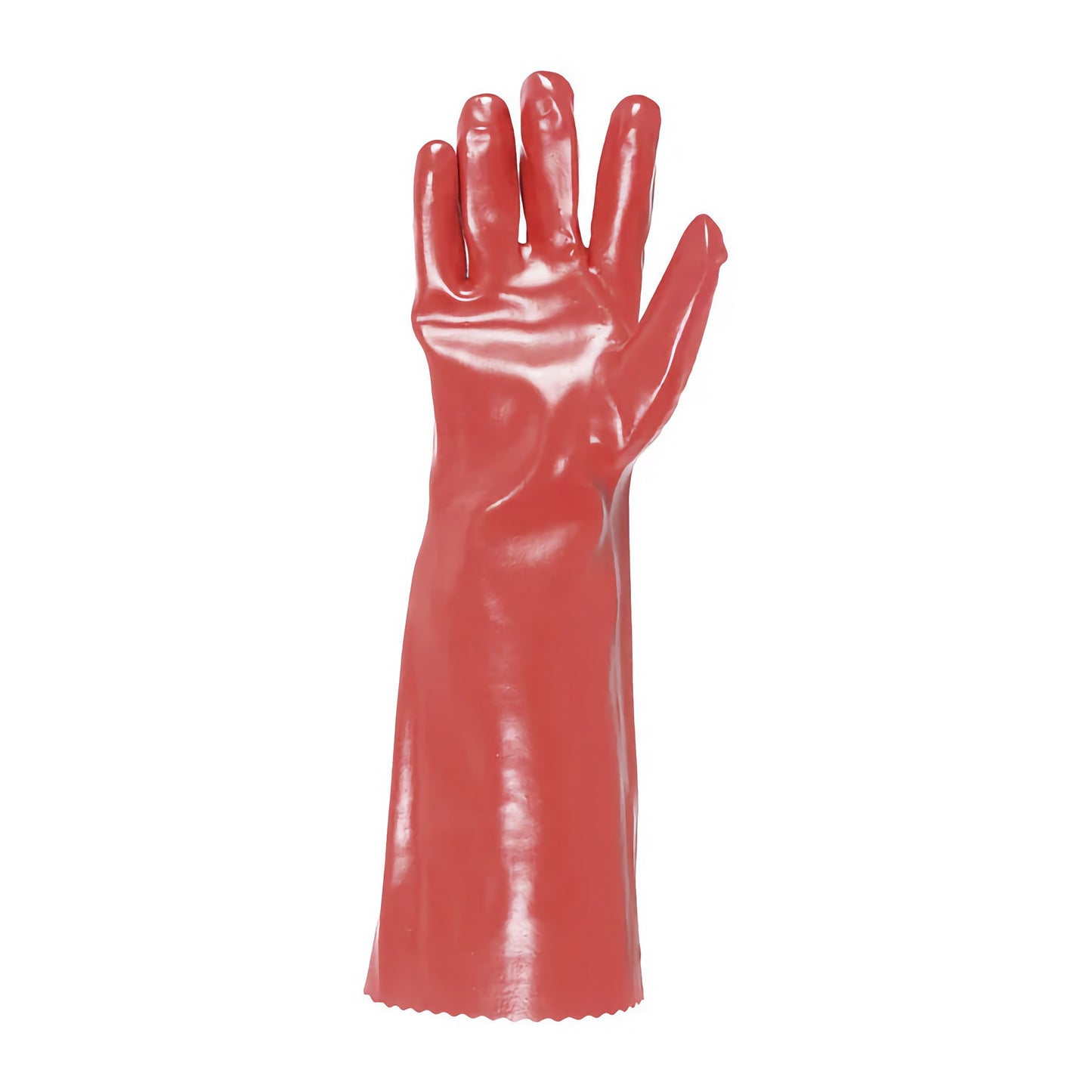 GUANTE PVC ROJO KRON Q1 14"-18"